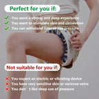 Sakerplus Manual Massage Roller with Adjustable Opening and Removable Handle, view 3