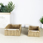 Scalloped Woven Storage Basket | High & Bury