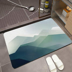 Scenic Mountain Landscape Bath Mat | High & Bury