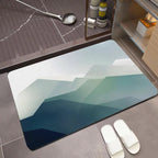 Scenic Mountain Landscape Bath Mat | High & Bury