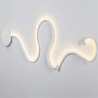 Sculptural LED Wave Wall Lamp | High & Bury