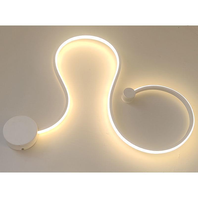 Sculptural LED Wave Wall Lamp | High & Bury