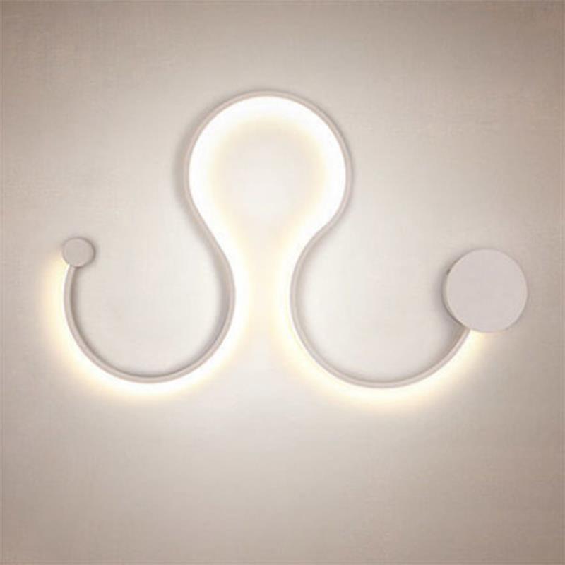 Sculptural LED Wave Wall Lamp | High & Bury