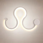 Sculptural LED Wave Wall Lamp | High & Bury