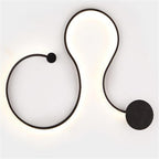 Sculptural LED Wave Wall Lamp | High & Bury