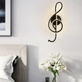 Sculptural Violin Key LED Ambient Wall Light | High & Bury
