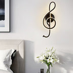 Sculptural Violin Key LED Ambient Wall Light | High & Bury