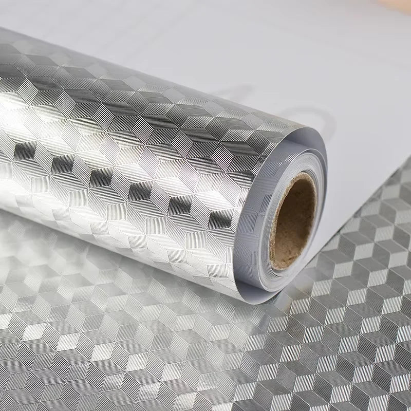 Self-Adhesive Aluminium Kitchen Sticker Wallpaper, 40 cm Wide, view 3