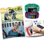 Senior Smartwatch with 2.4 cm LED Screen and Silicone Strap, view 7