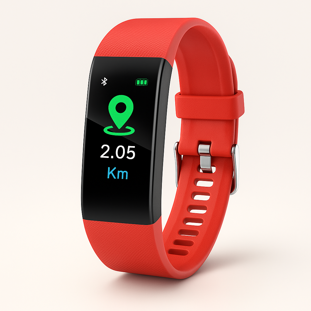 Senior Smartwatch with Fitness Tracking, Silicone Band and 2.4cm Display, view 5