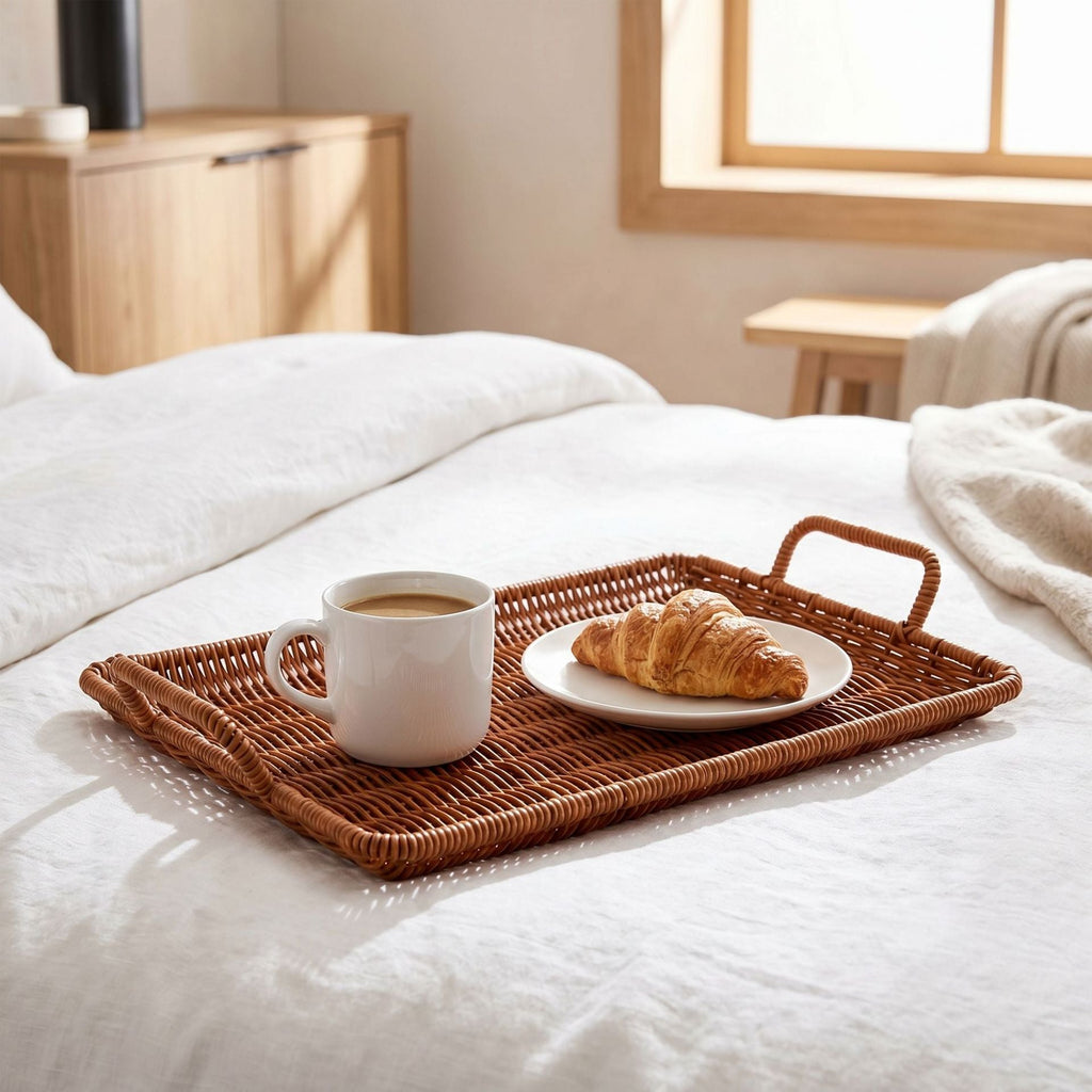 Serving Board Woven Natural Fiber | High & Bury