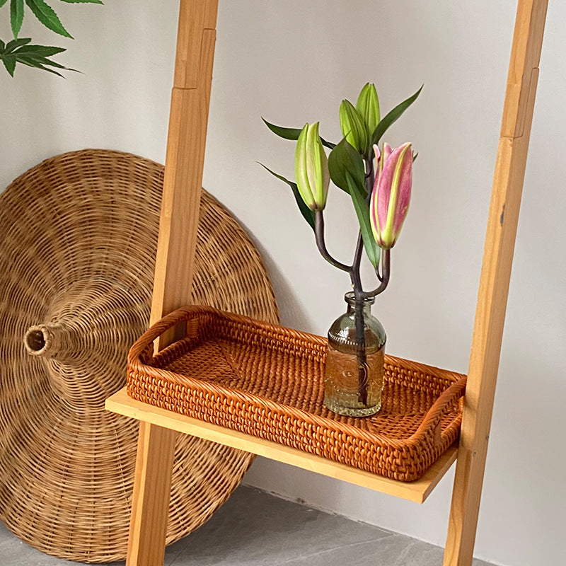 Serving Tray Molded Plastic Handwoven | High & Bury