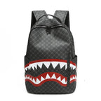 Shark Graphic Casual Backpack with Padded Shoulder Straps, view 4