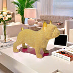 Shiny Bulldog Sculpture | High & Bury