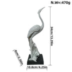 Shiny Parrot Figure on Log | High & Bury