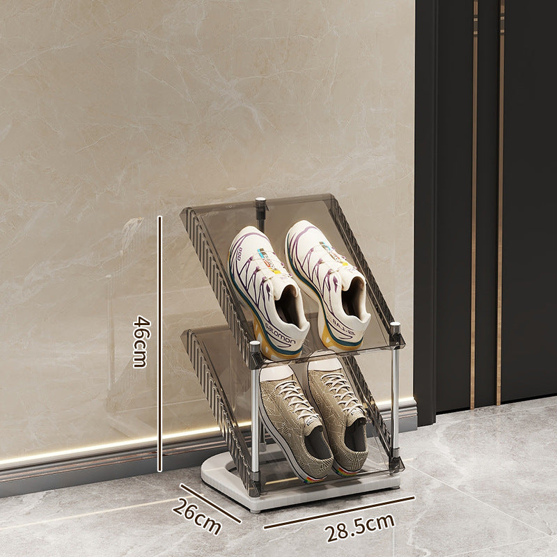 Shoe Rack with Transparent Design | High & Bury