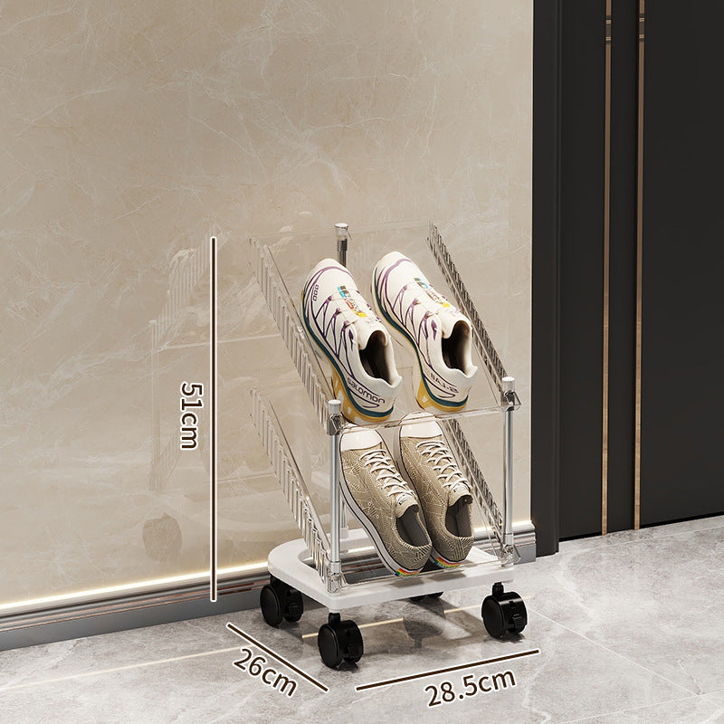 Shoe Rack with Transparent Design | High & Bury