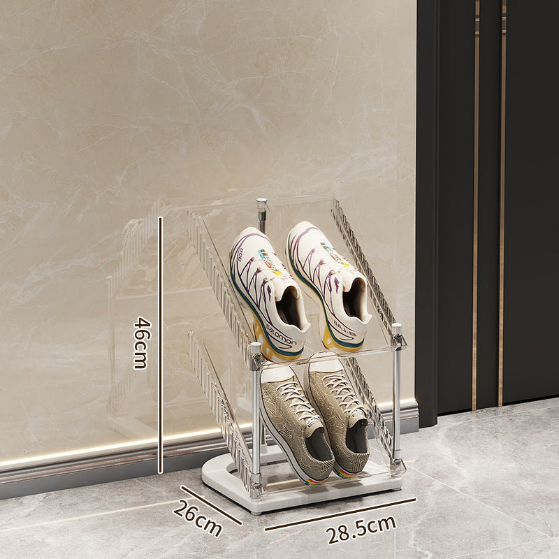 Shoe Rack with Transparent Design | High & Bury