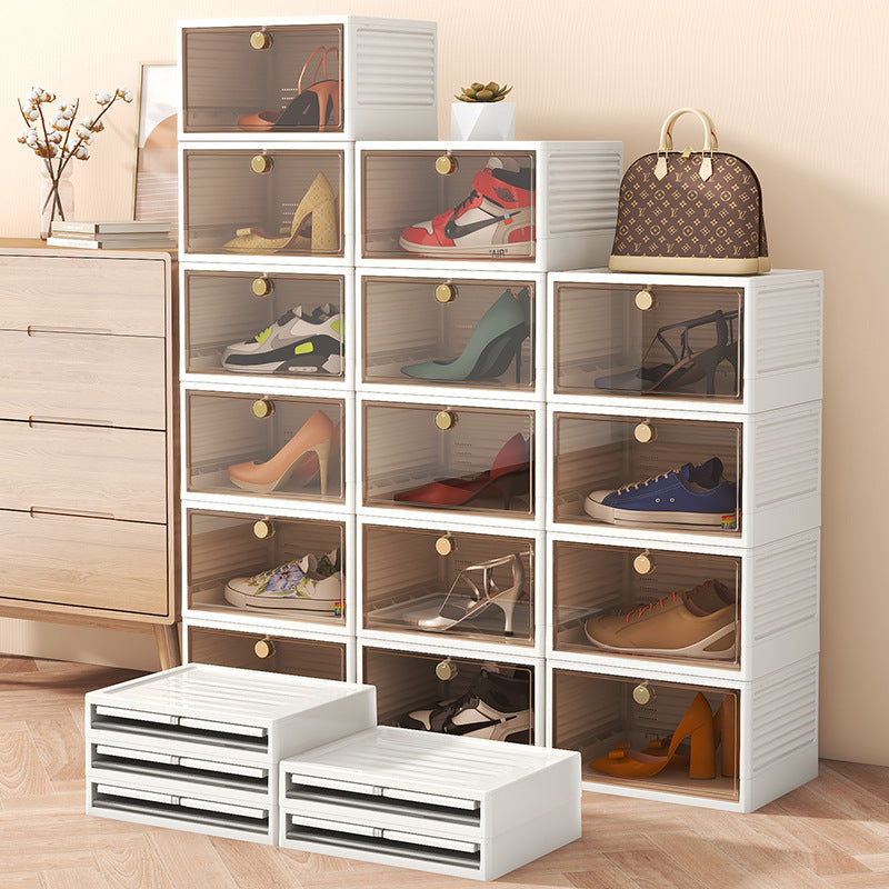 Shoe Storage Transparent White | High & Bury