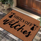 Shoes Off Witches Welcome Mat | High & Bury