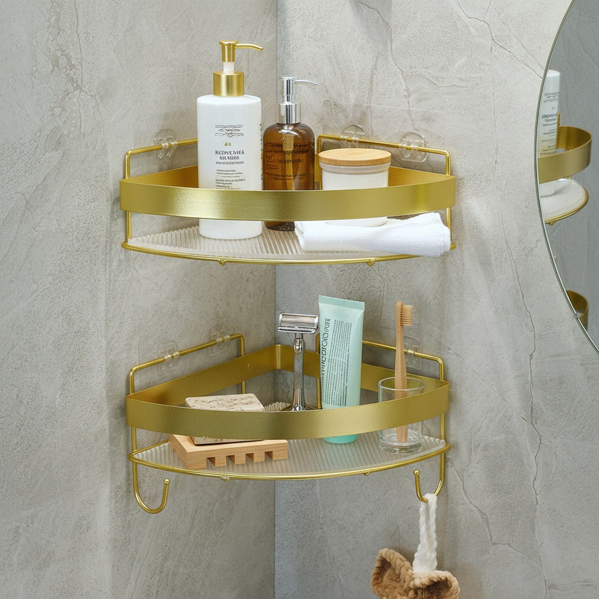 Shower Shelf Metal | High & Bury