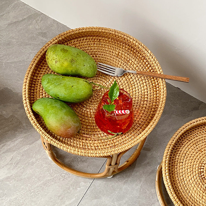 Side Table made of Natural Materials | High & Bury