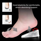 Silicone Gel Heel Lifting Inserts, 1–3 cm Height Options, view 2