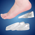 Silicone Gel Heel Lifting Inserts, 1–3 cm Height Options