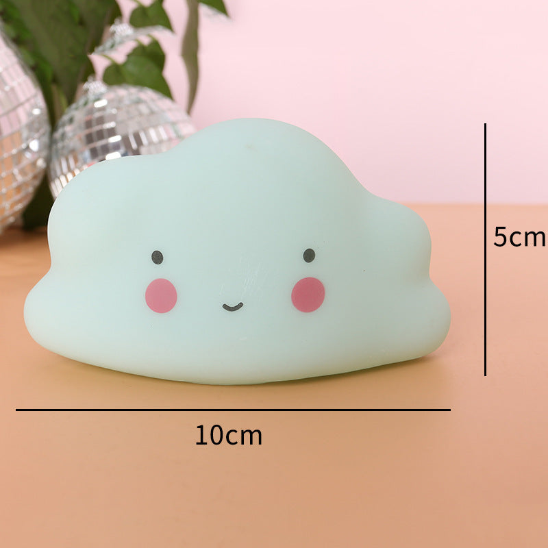 Silicone Soft-Touch LED Unicorn Night Light Table Lamp | High & Bury