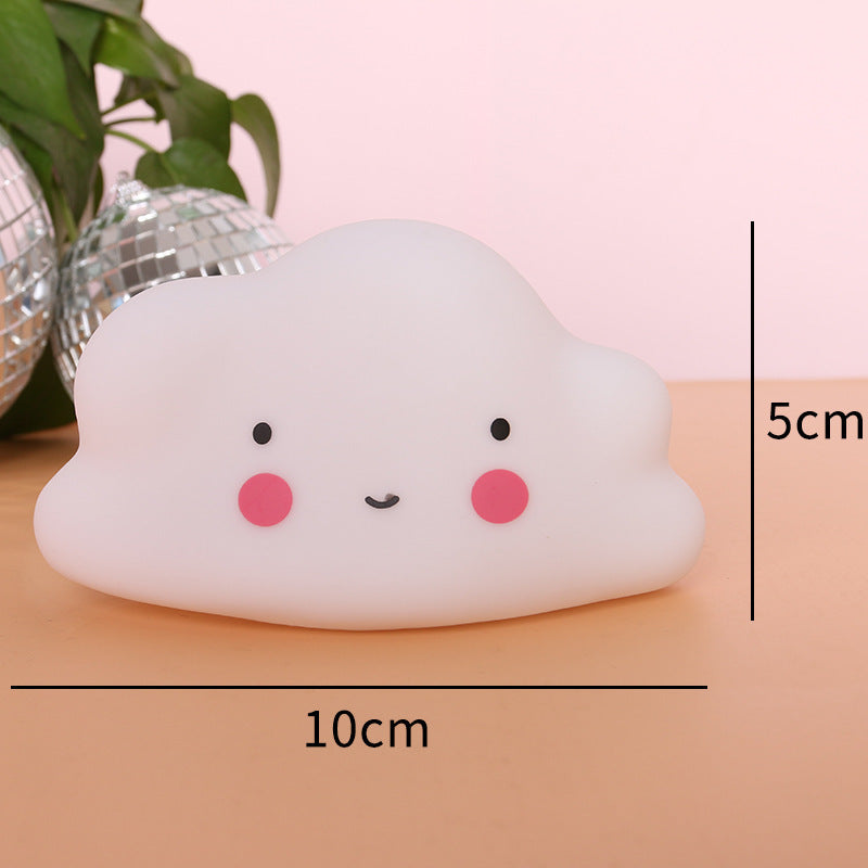 Silicone Soft-Touch LED Unicorn Night Light Table Lamp | High & Bury