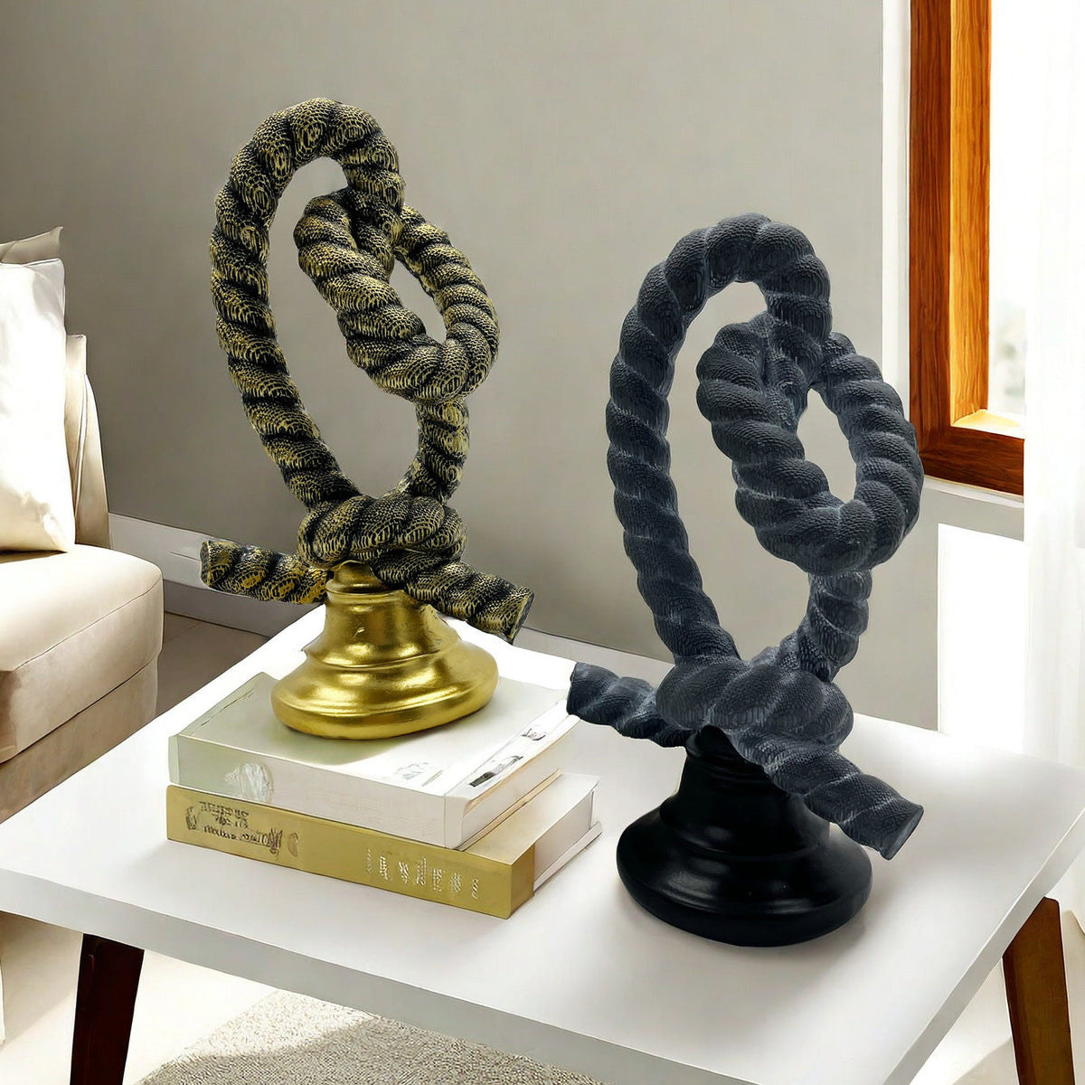 Skulptur Gold White | High & Bury