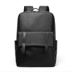 Sleek Premium Leather Laptop Backpack for Laptops up to 15.6 inches, view 2