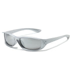 Sleek Protective Sport Sunglasses with Tinted Lenses for Outdoor Activities, view 2