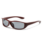 Sleek Protective Sport Sunglasses with Tinted Lenses for Outdoor Activities, view 4