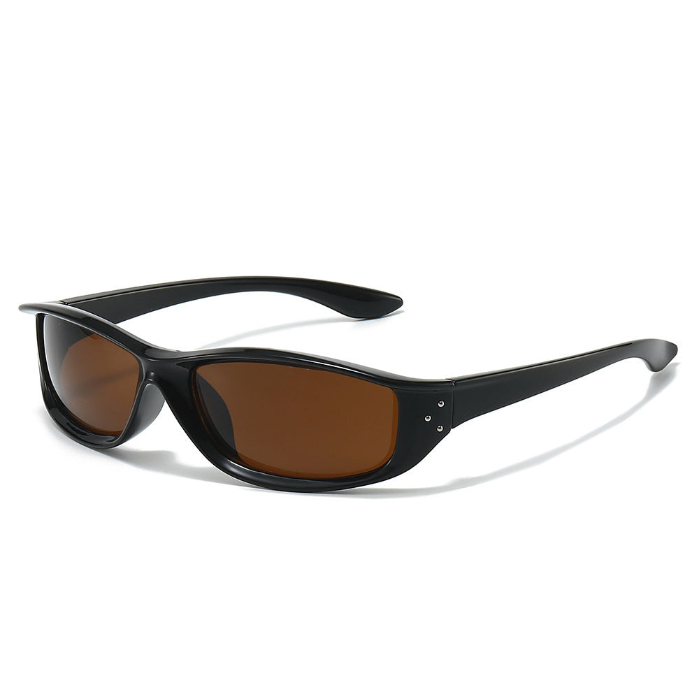 Sleek Protective Sport Sunglasses with Tinted Lenses for Outdoor Activities, view 7