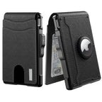 Slim Leather and Aluminium Pop-Up Wallet with Money Clip, view 15
