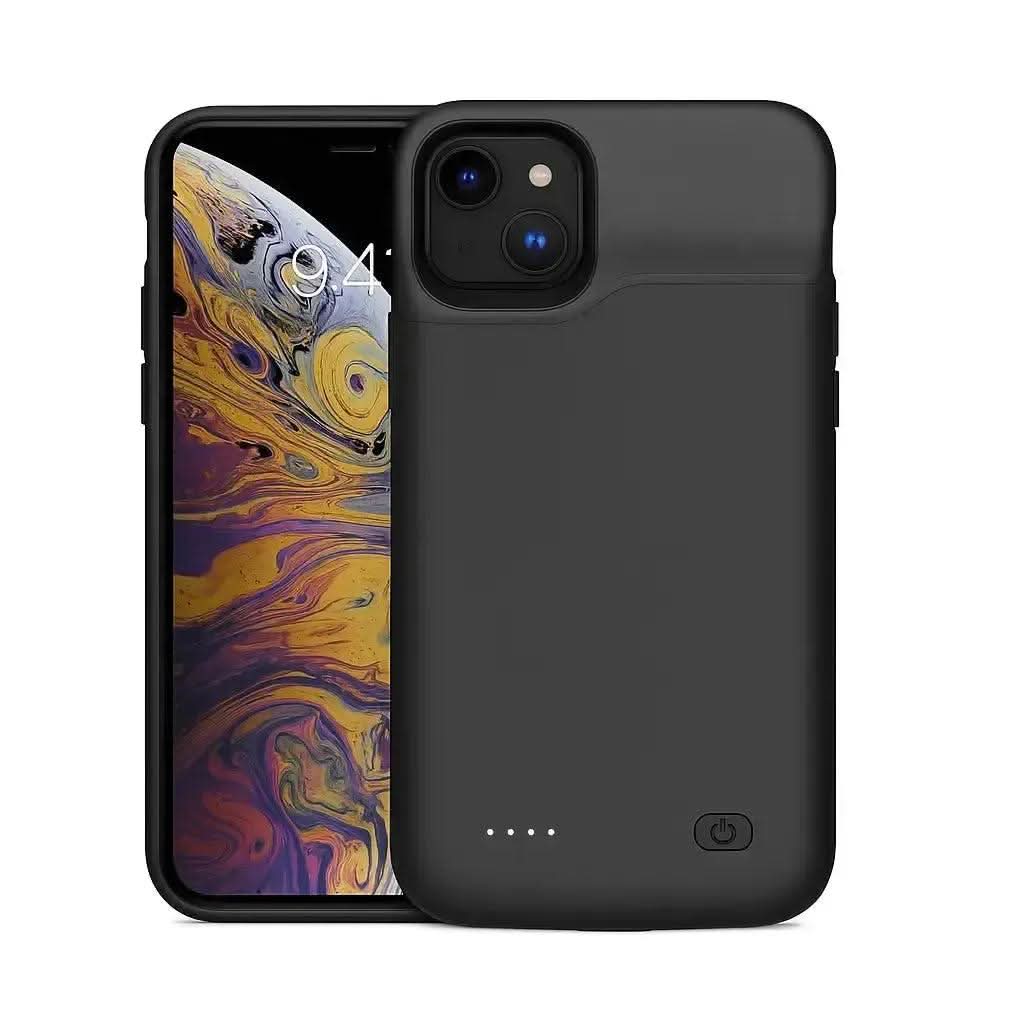 Slim TPU Battery Case for iPhone with Integrated Lithium Battery, view 2