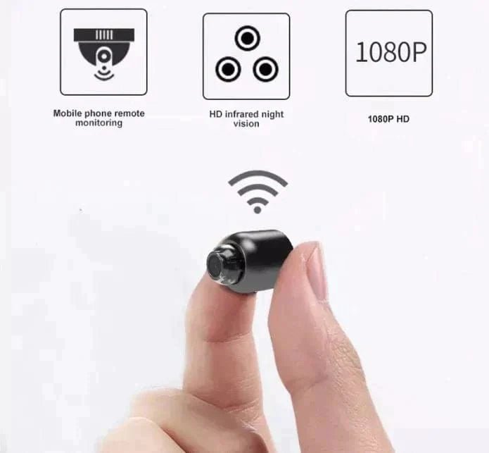 Small Wireless Indoor Night Vision Camera for Home Security, view 3