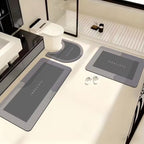 Soft Absorbent Bathroom Mat Set | High & Bury