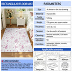 Soft Floral Decorative Area Rug | High & Bury