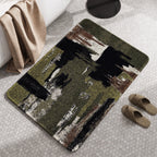 Soft Linen Textured Bathroom Mat | High & Bury