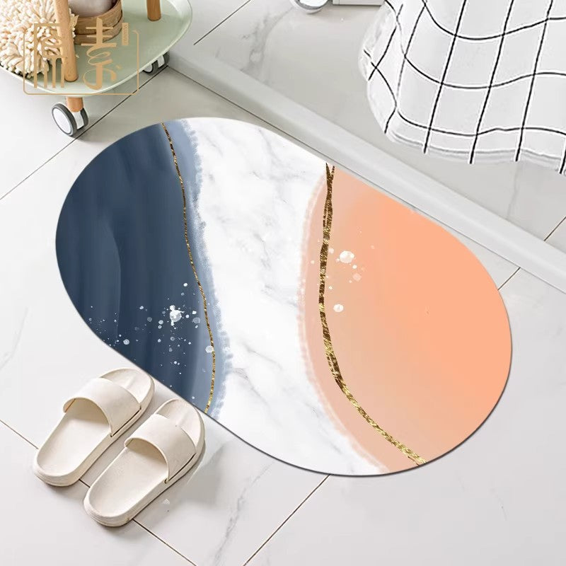 Soft Memory Foam Decorative Bath Runner | High & Bury