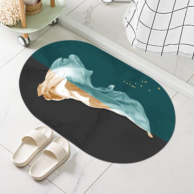 Soft Memory Foam Decorative Bath Runner | High & Bury