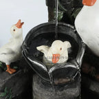Solar Duck or Squirrel Garden Ornament in Resin with LED, view 4