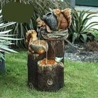 Solar Duck or Squirrel Garden Ornament in Resin with LED, view 7