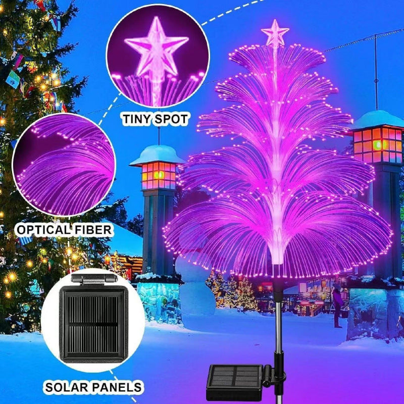 Solar Fiber Optic Butterfly Garden Stake Light | High & Bury