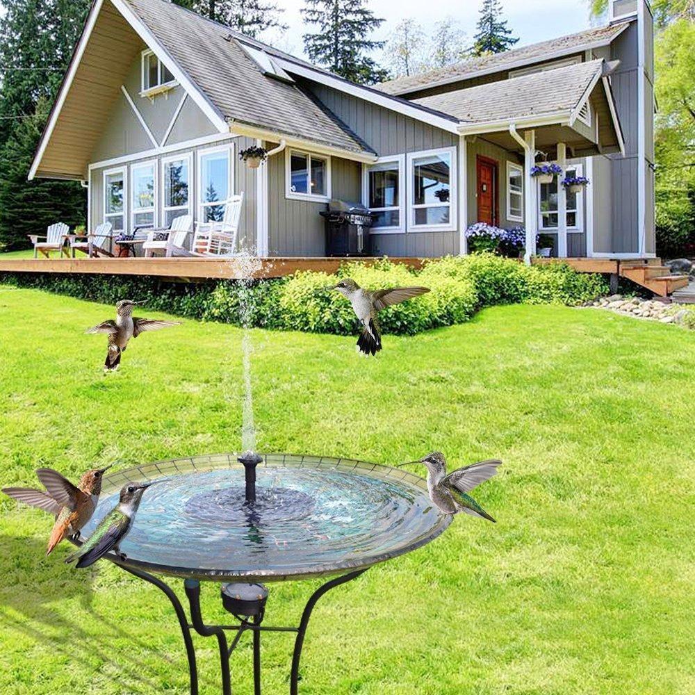 Solar Fountain Pump with 4 Spray Heads for Ponds, Birdbaths and Gardens, view 3