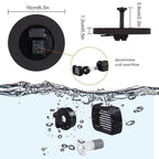 Solar Fountain Pump with 4 Spray Heads for Ponds, Birdbaths and Gardens, view 4