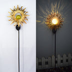 Solar-Powered Filigree Crescent Stake Lantern | High & Bury