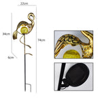 Solar-Powered Filigree Crescent Stake Lantern | High & Bury